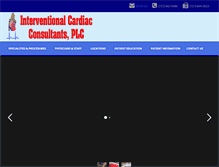 Tablet Screenshot of iccheartcare.com